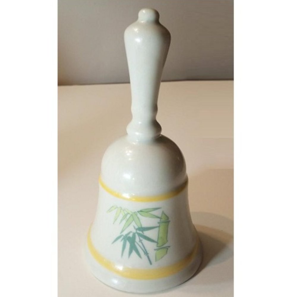 Ceramic Bell - Bamboo Print